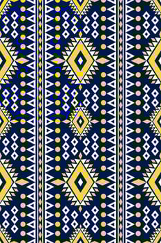 Seamless geometric ethnic asian oriental and tradition pattern design for texture and background. Silk and fabric pattern decoration for carpet, clothing, wrapping and wallpaper vector