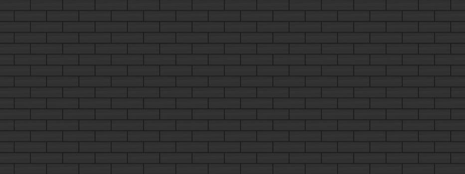 Abstract background texture black brick wall for decorative vector illustration