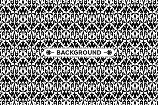 black and white background with ethnic texture vector