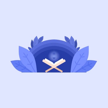 islamic flat illustration vector