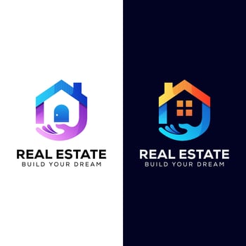 Real estate for your building business logo. sale property logo design vector template