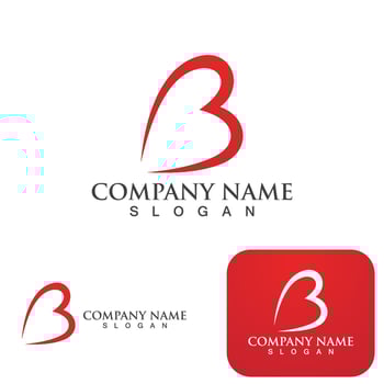 B Letter vector illustration