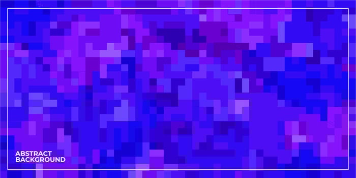 abstract geometric pixel square tiled mosaic background vector
