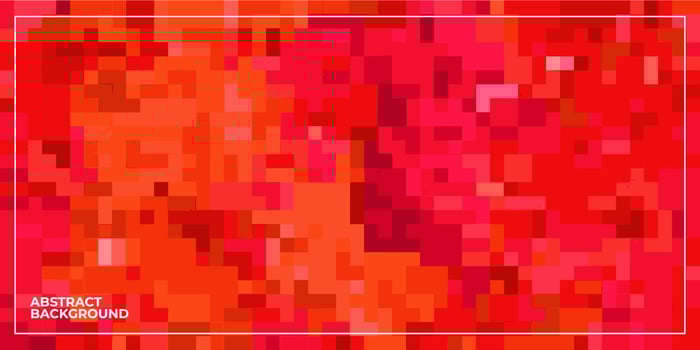 abstract geometric pixel square tiled mosaic background vector