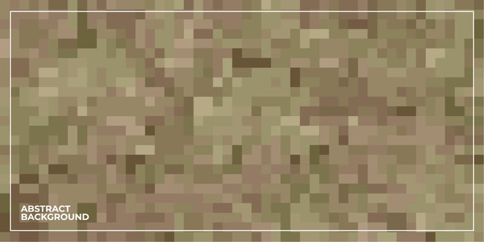 abstract geometric pixel square tiled mosaic background vector