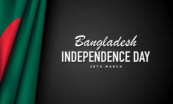 Bangladesh Independence Day Background. Vector Illustration.