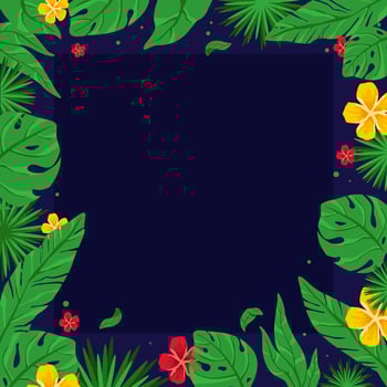 Summer Floral Sale Banner vector