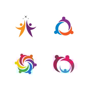 Adoption and community care vector
