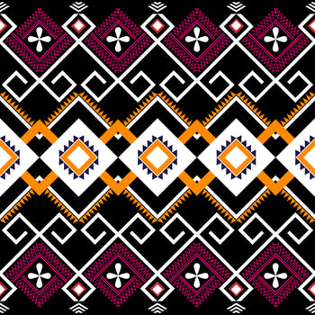 Native geometric pattern Designed for fabrics, backgrounds, tiles and more vector