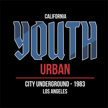 city typography and illustration vector  for t shirt or other design concept