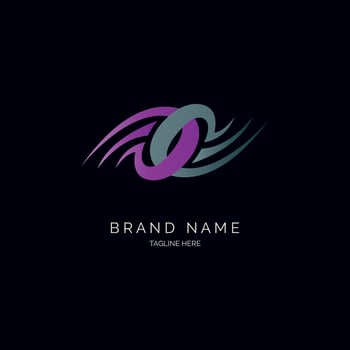 modern ornament logo design template vector for brand or company and other