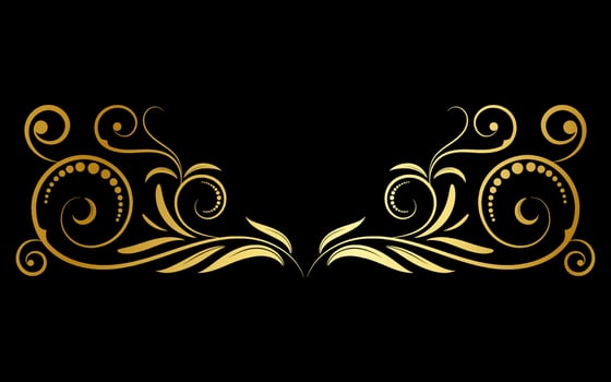 Floral elements design, luxury ornamental graphic element border, swirls flowers,foliage swirl decorative design for page decoration cards, wedding, banner, logos, frames, labels, cafes, boutiques vector