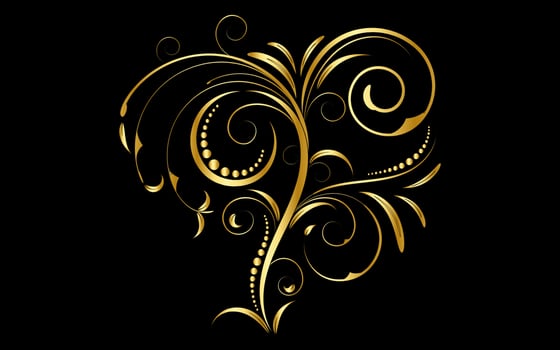 Floral elements design, luxury ornamental graphic element border, swirls flowers,foliage swirl decorative design for page decoration cards, wedding, banner, logos, frames, labels, cafes, boutiques vector
