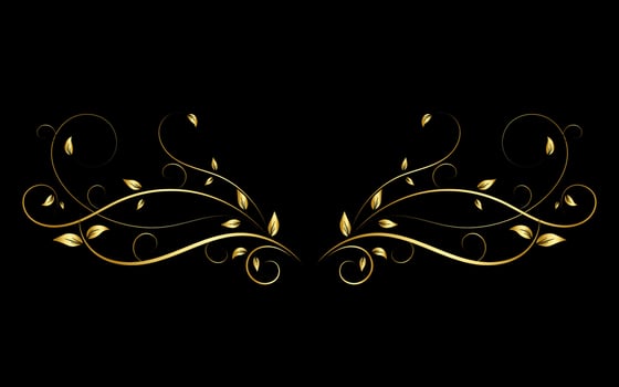 Floral elements design, luxury ornamental graphic element border, swirls flowers,foliage swirl decorative design for page decoration cards, wedding, banner, logos, frames, labels, cafes, boutiques vector