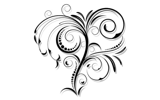 Floral elements design, luxury ornamental graphic element border, swirls flowers,foliage swirl decorative design for page decoration cards, wedding, banner, logos, frames, labels, cafes, boutiques vector