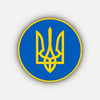 Ukraine Coat of Arms. Vector illustration.