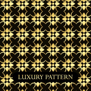 Luxury dark and gold vector Seamless surface pattern design