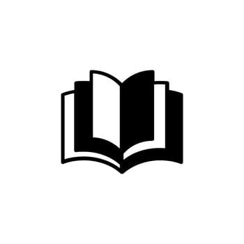 Book, Read, Library, Study Solid Line Icon Vector Illustration Logo Template. Suitable For Many Purposes.