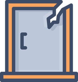 door vector illustration on a background.Premium quality symbols. vector icons for concept and graphic design.