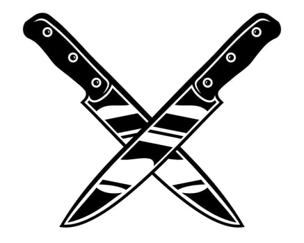 Kitchen Knife Vector Illustration