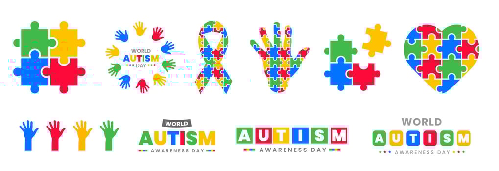 world autism day background. 2 April world autism awareness day background 2022.  world autism day background design vector