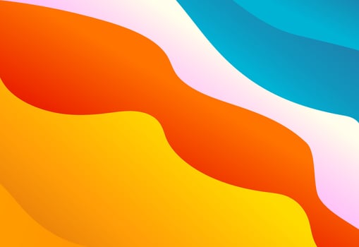 Artistic colorful background. Vector background. Abstraction, gradient and bright. Yellow, orange, pink, blue and white color. Suitable as a background for desktop, wall and posters.