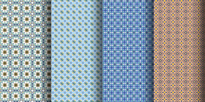 seamless pattern ornament design vector