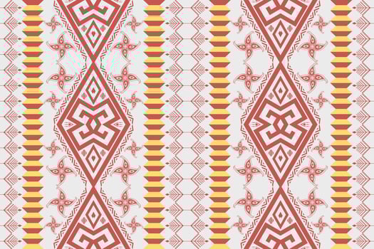 Geometric ethnic oriental traditional pattern.Figure tribal embroidery style.Design for background,wallpaper,clothing,wrapping,fabric,vector illustration vector