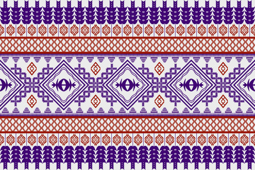 Geometric ethnic oriental traditional pattern.Figure tribal embroidery style.Design for background,wallpaper,clothing,wrapping,fabric,vector illustration vector
