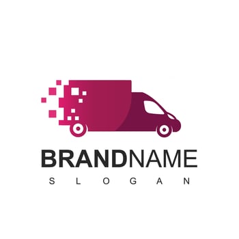 Delivery Service, Expedition Logo Template vector