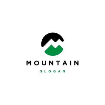 Mountain logo icon design template vector