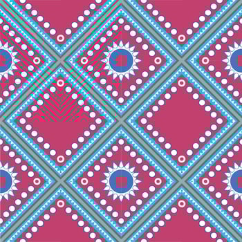 Vector seamless pattern. Weaving Pattern square more frequent, Modern stylish texture. Trendy graphic design for out clothes test equipment, interior, wallpaper red.