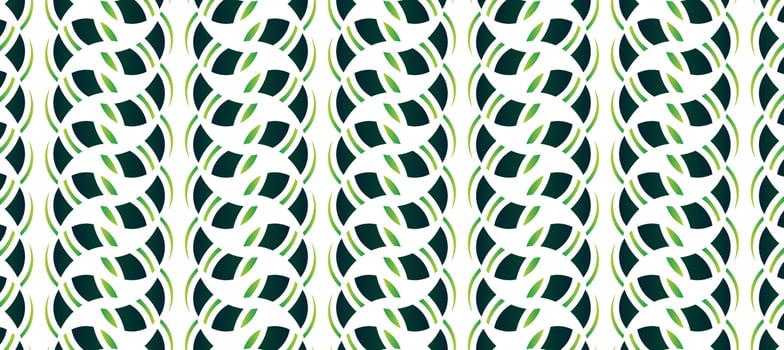 Green abstract geometric pattern design vector