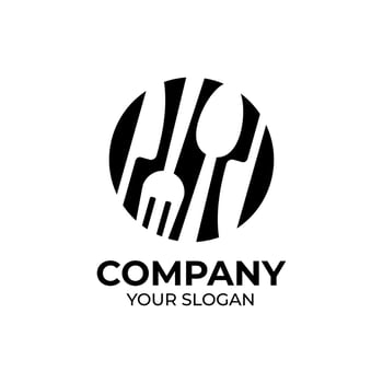 Kitchen  food logo design vector