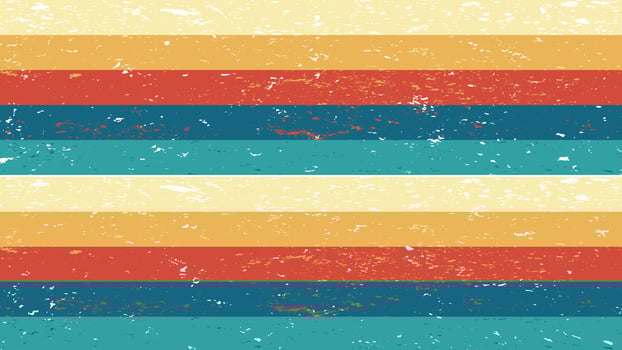 Vintage Color Background. The 70s and 80s glitch retro vibes style. Old fashion style lines. Retro vintage background. The seventies and Eighties banner or poster design. Vector Illustration editable