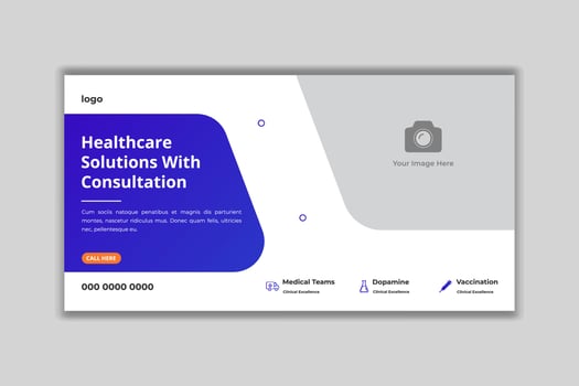 Medical Banners Ad Vector Template Promote Your Medical Consultation