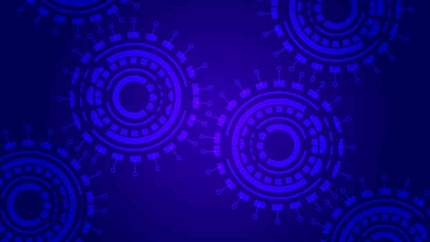 Abstract technology vector background design