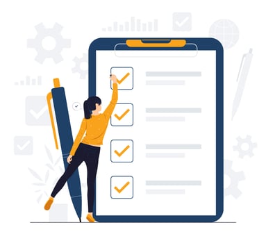 To do list concept illustration vector