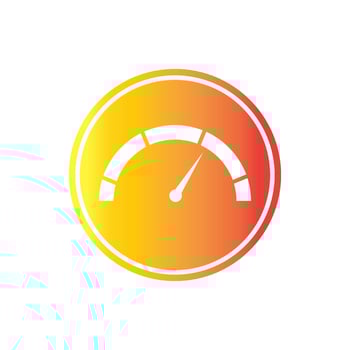 Speedometer vector graphic design illustration template