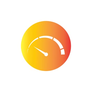 Speedometer vector graphic design illustration template