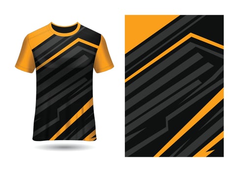 Sports Racing  Jersey Design Template for Team Uniforms Vector
