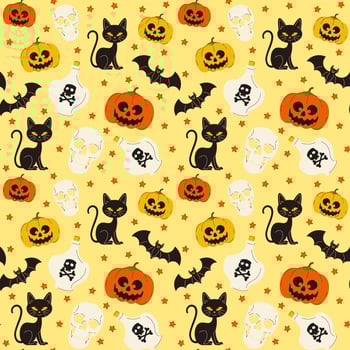 Abstract halloween pattern design background. Vector. vector