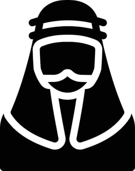 arab man vector illustration on a background.Premium quality symbols. vector icons for concept and graphic design.