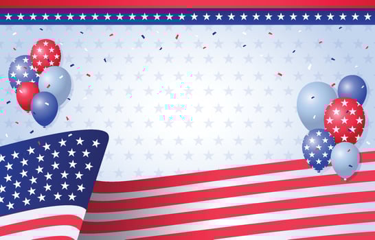Happy 4th July Concept Background vector