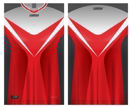 jersey design for outdoor sports vector