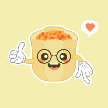 Kawaii and cute smiling funny cute chinese Dim sum.Vector modern flat style kawaii cartoon character illustration.Isolated on color background.Dim sum, asian,chinese food concept vector