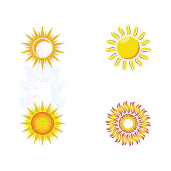 Sun Vector illustration Icon Logo