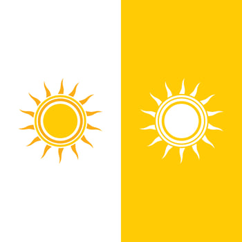Sun Vector illustration Icon Logo
