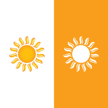 Sun Vector illustration Icon Logo