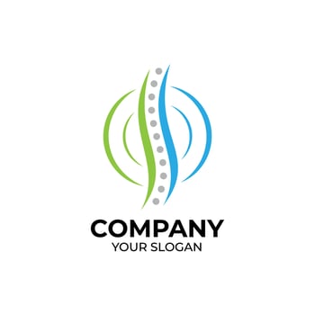 Chiropractic logo design vector